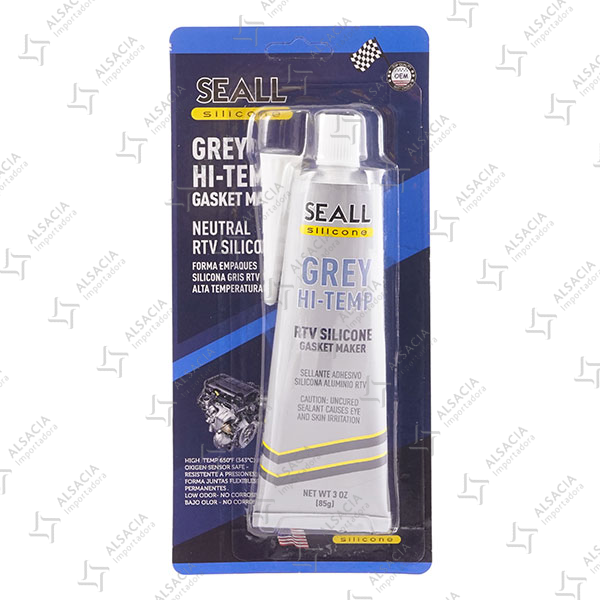SILICONA SEALL GREY HI-TEMP 85 GRS